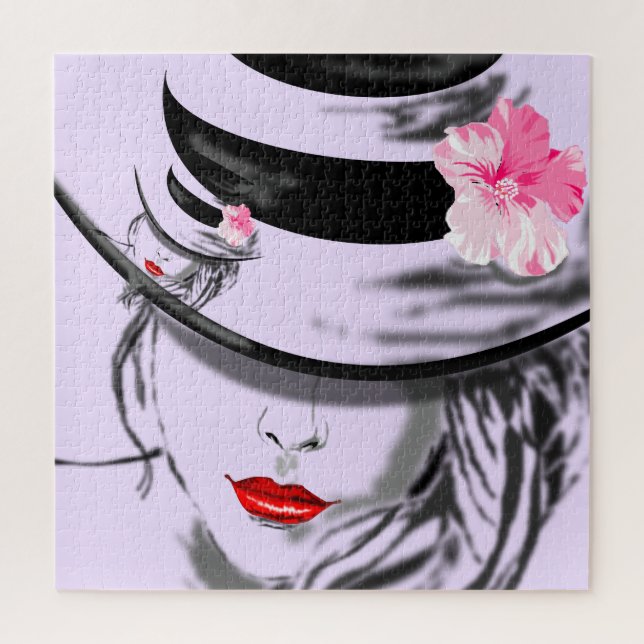 Mysterious Lady Jigsaw Puzzle (Vertical)