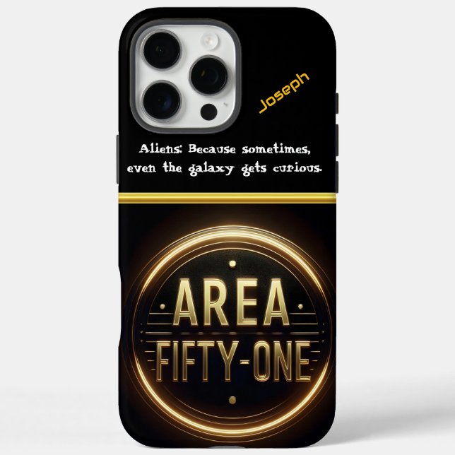Mysterious Lights Hovering Over Area 51 at Night Case-Mate iPhone Case (Back)