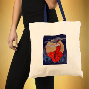 Mysterious Magical Woman in the Moon Bag