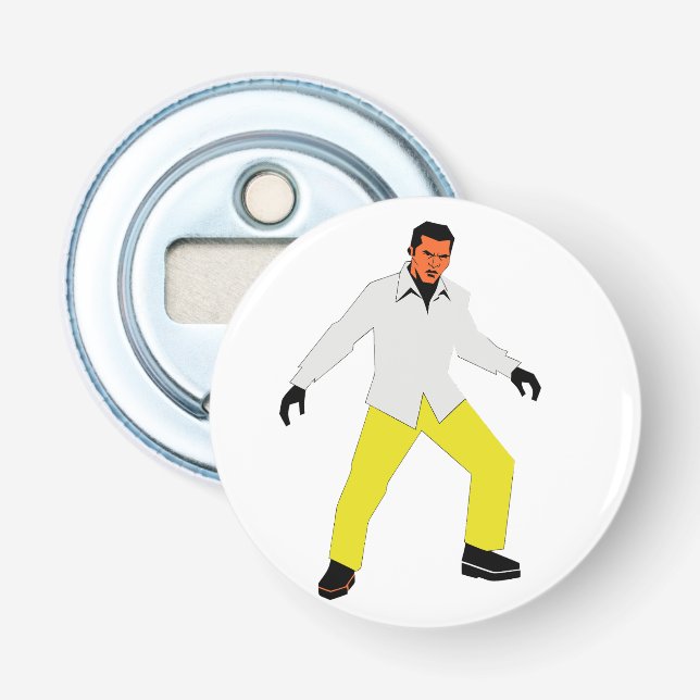 Mysterious man look bottle opener (Front)