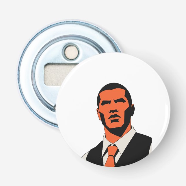 Mysterious man look bottle opener (Front)