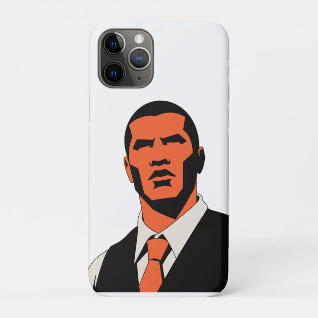 Mysterious man look Case-Mate iPhone case (Back)