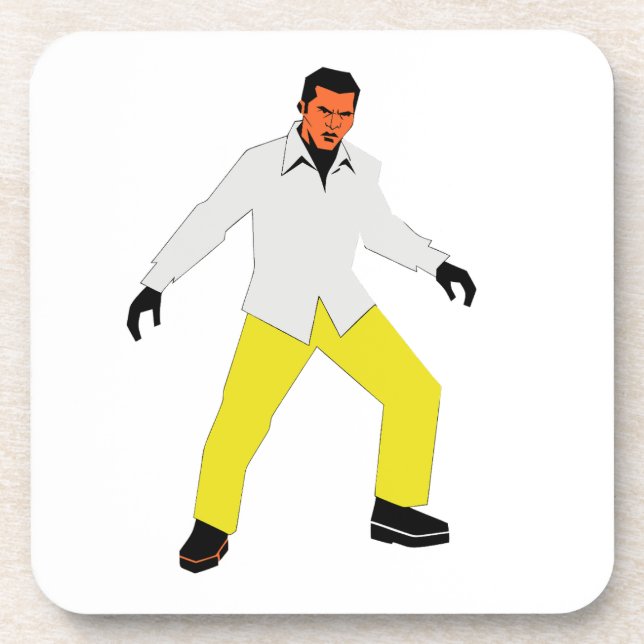 Mysterious man look coaster (Front)