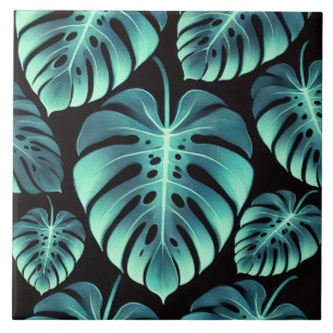 Mysterious Monstera Tile
