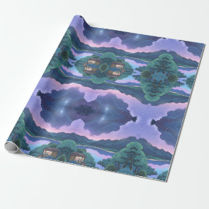 Mysterious Night Sky - Wrapping Paper