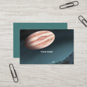 Mysterious night when giant stars are visible. business card