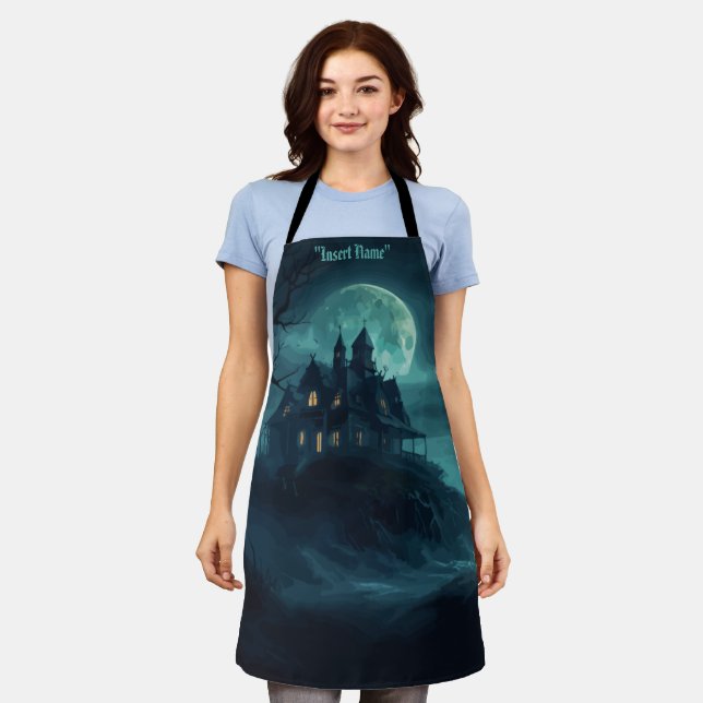 Mysterious Seaside Haunt Apron (Worn)