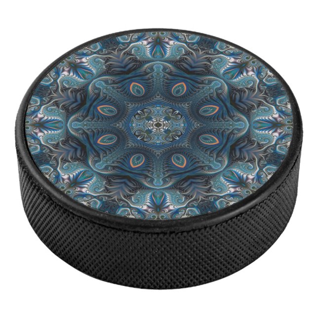 Mysterious space mandala hockey puck (3/4)
