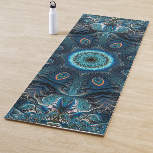 Mysterious space mandala yoga mat (In Situ)