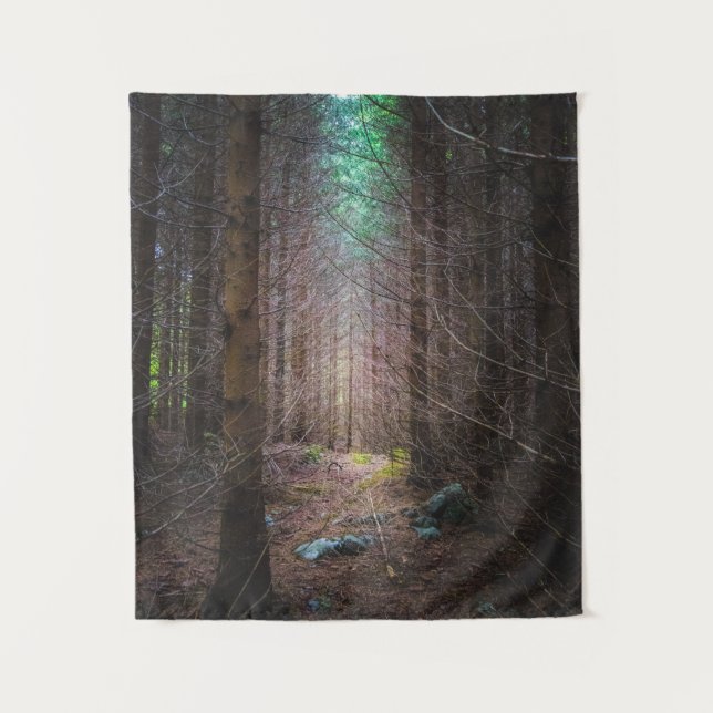 Mysterious spruce forest tapestry (Front)