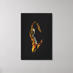 Mysterious Woman Canvas Print