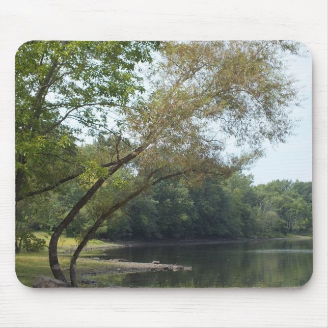 Mysterious Wood Mouse Pad (Front)