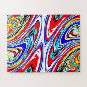 Mystery abstract art jigsaw puzzle