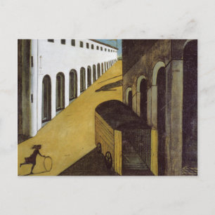 Mystery And Melancholy By Giorgio De Chirico Postcard