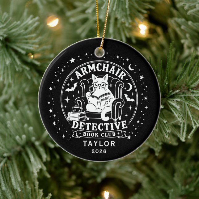 Mystery Book Club Personalised Ornament (Tree)