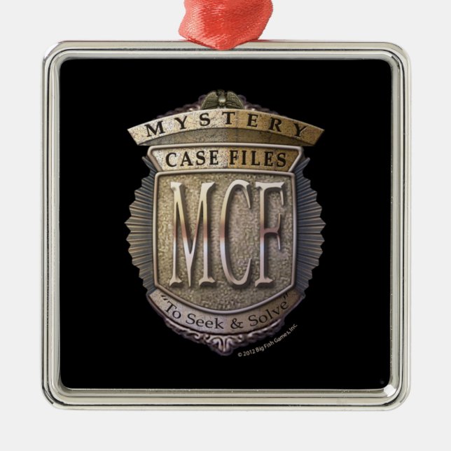 Mystery Case Files Metal Tree Decoration (Front)