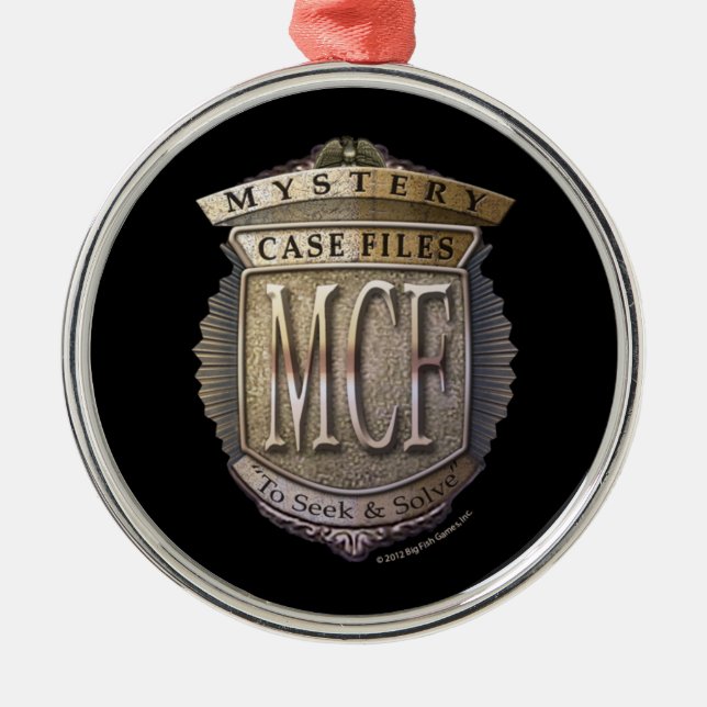 Mystery Case Files Metal Tree Decoration (Front)
