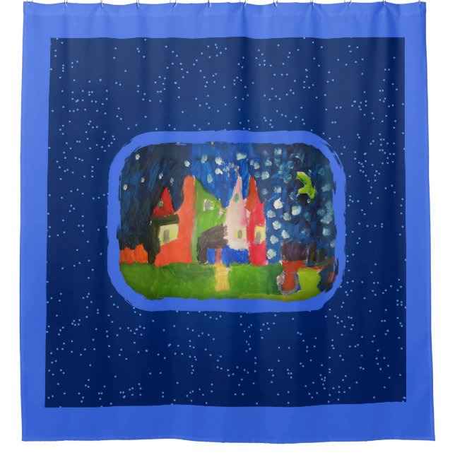 Mystery Castle Shower Curtain (Front)