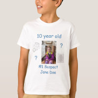 Mystery Crime Solving Evidence Board Birthday Boy