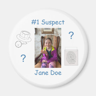 Mystery Crime Solving Evidence Board Magnet