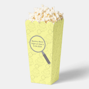 Mystery Crime Solving Evidence Board Popcorn  Favour Box