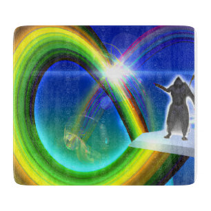 Mystery Figure at the Inter-Dimensional Stargate Cutting Board