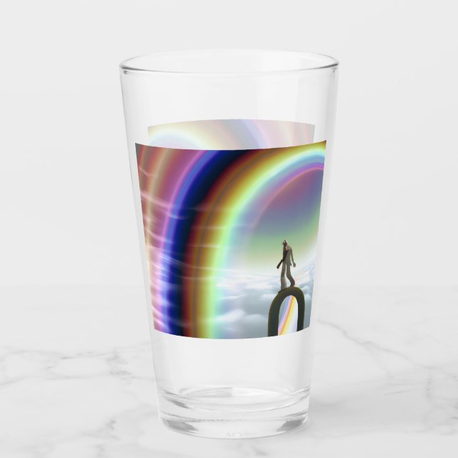 Mystery Figure at the Inter-Dimensional Stargate Glass (Front)