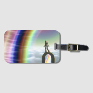 Mystery Figure at the Inter-Dimensional Stargate Luggage Tag