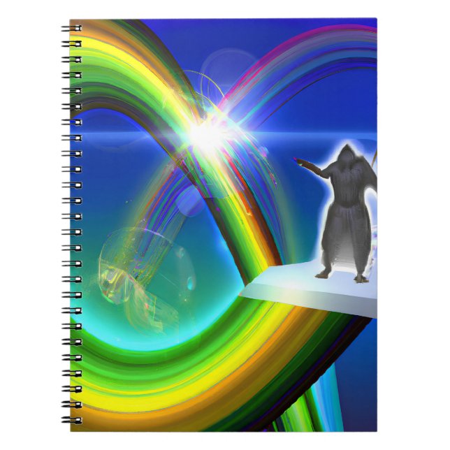 Mystery Figure at the Inter-Dimensional Stargate Notebook (Front)