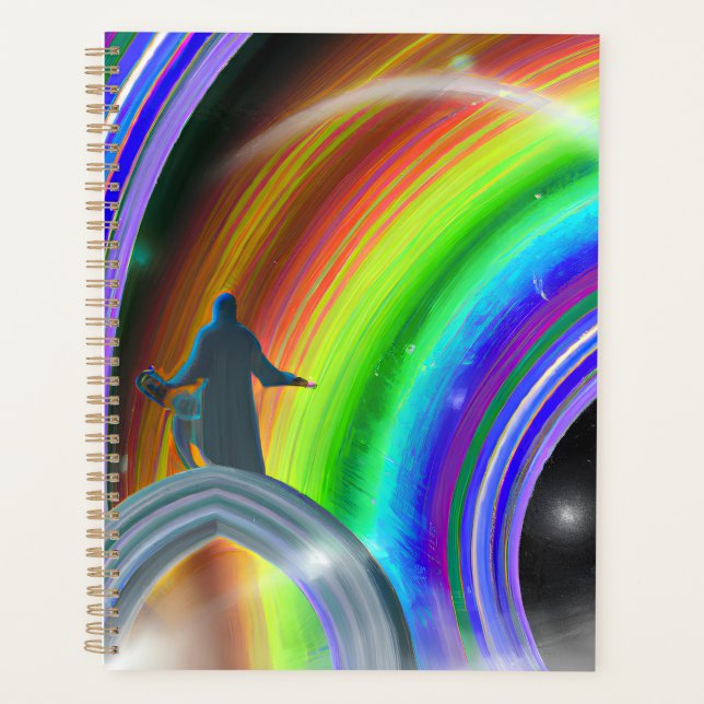 Mystery Figure at the Inter-Dimensional Stargate Planner (Front)