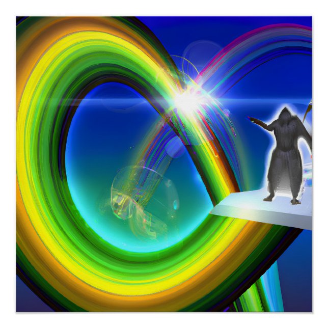 Mystery Figure at the Inter-Dimensional Stargate Poster (Front)