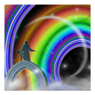 Mystery Figure at the Inter-Dimensional Stargate Poster