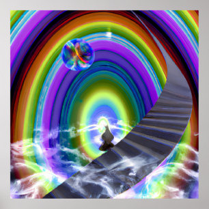 Mystery Figure at the Inter-Dimensional Stargate Poster