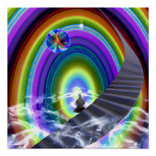 Mystery Figure at the Inter-Dimensional Stargate Poster