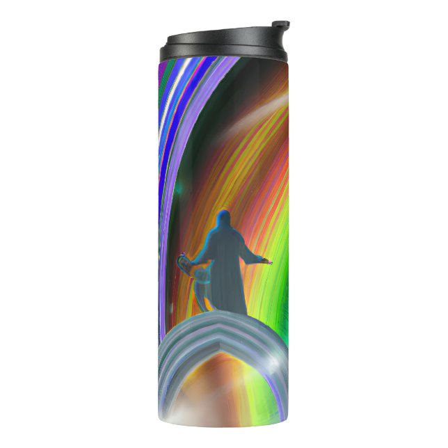 Mystery Figure at the Inter-Dimensional Stargate Thermal Tumbler (Rotated Left)