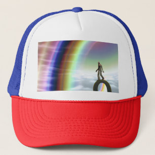 Mystery Figure at the Inter-Dimensional Stargate Trucker Hat