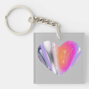 Mystery Heart Key Ring