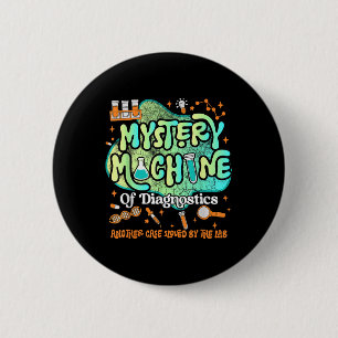 Mystery Machine Of Diagnostics Lab Week 2025 Med L 6 Cm Round Badge