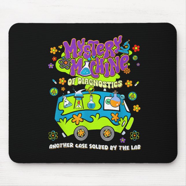 Mystery Machine Of Diagnostics Lab Week 2025 Med L Mouse Pad (Front)