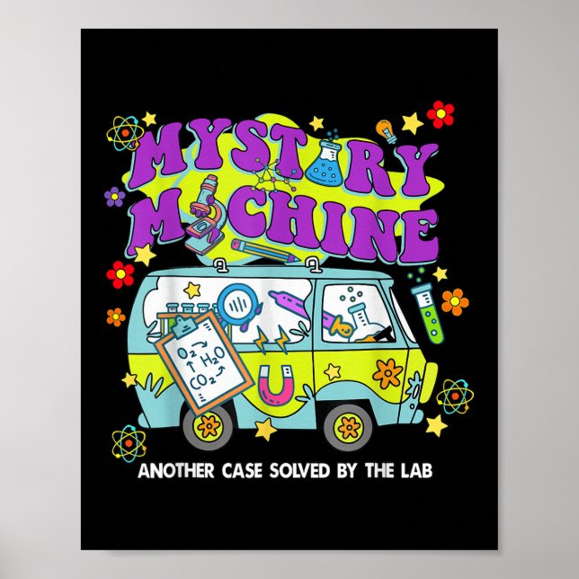 Mystery Machine Of Diagnostics Lab Week 2025 Med L Poster (Front)