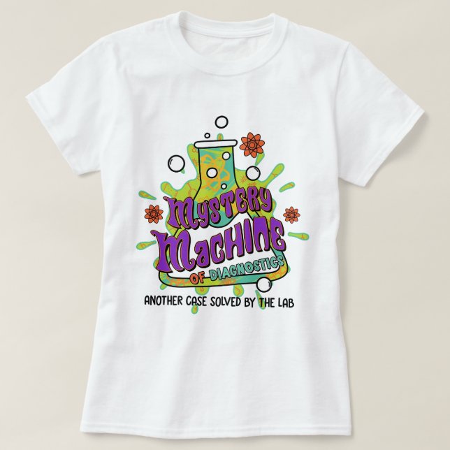 Mystery Machine of Diagnostics Lab Week 2025 T-Shirt (Design Front)