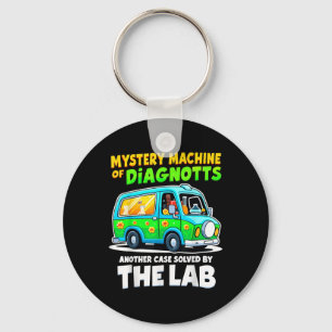 Mystery Machine Of Diagnostics Lab Week 2025 Tee  Key Ring