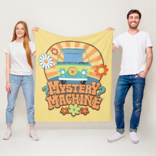 Mystery Machine Van Floral Graphic Fleece Blanket