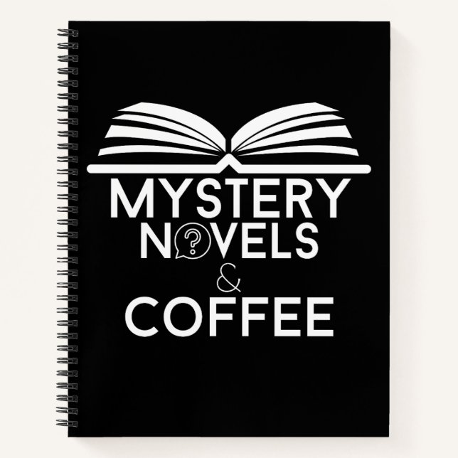 Mystery Novels and Coffee Notebook (Front)