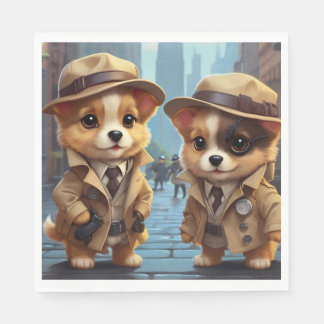 Mystery Party Pups  Napkin