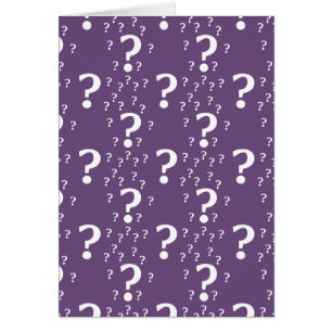 Mystery question mark riddle puzzle purple