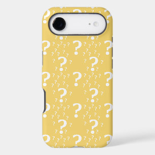 Mystery question mark riddle puzzle yellow