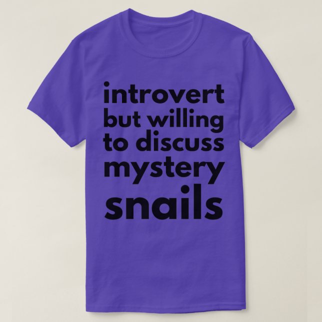 Mystery Snails 10 T-Shirt (Design Front)