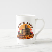 Mystery Solved Everyone Loves Coffee Funny Bigfoot
