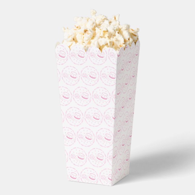 Mystery Solved It's a Girl! Popcorn  Favour Box (Popped)